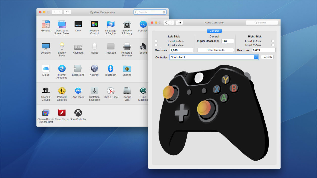 xbox 360 controller for windows mac